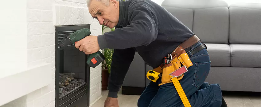 New Indoor Fireplace Installation in Socorro, Texas