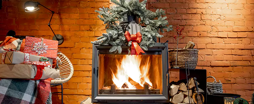 Travis Industries Linear Gas Fireplace Installation in Socorro, Texas