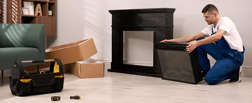 Old Rusted Metal Fireplace Repair And Replacement in Socorro, TX