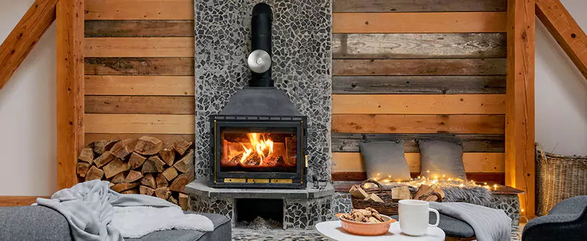 Thelin Hearth Products Direct Vent Gas Stove Fireplace Inspection in Socorro, Texas